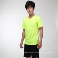 Summer fluorescent green sports quick-drying T shirt